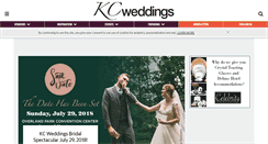 Desktop Screenshot of kcweddings.com